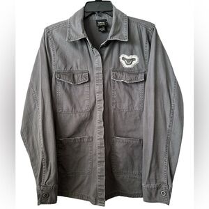 DISNEY Lion King Gray Statement Medium Denim Jacket